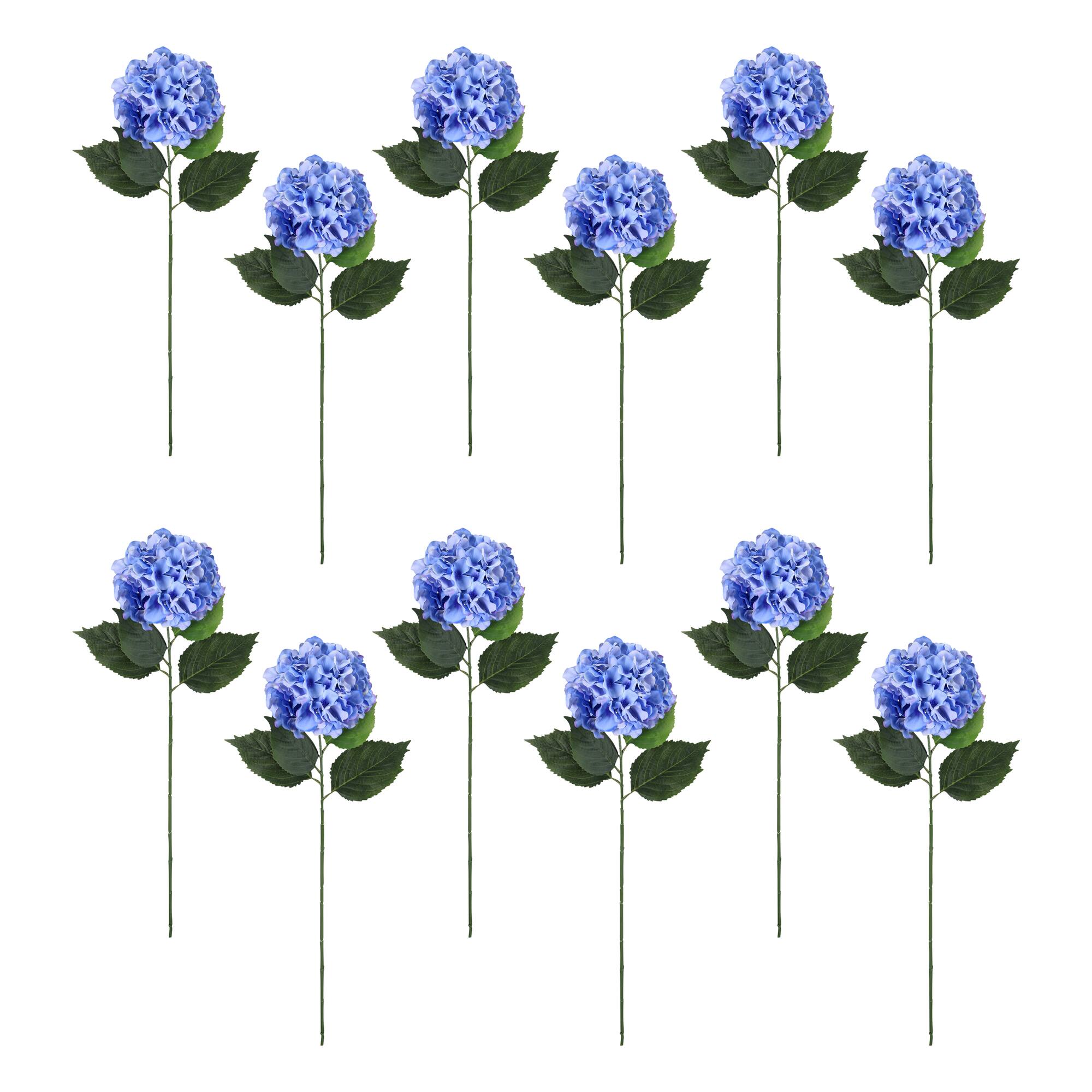 12 Pack: Blue Hydrangea Stem by Ashland®